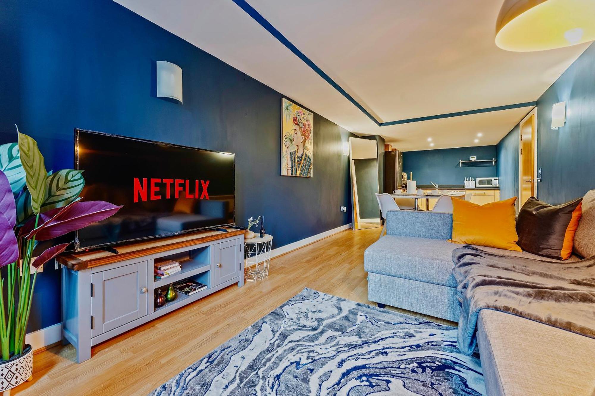 Apartment Centre Sleeps 5, Free Parking, Netflix Birmingham